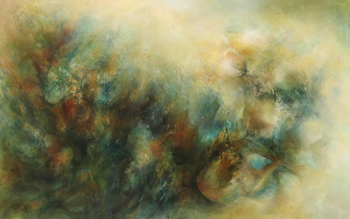 Art abstrait ‘Geste Éternel’ par l'artiste Chantal De Serres