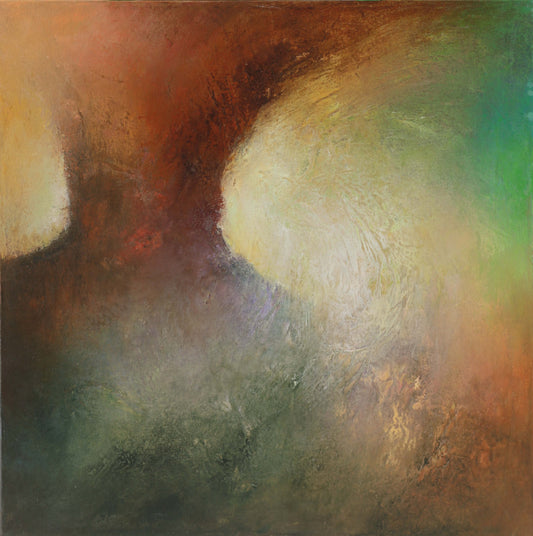 Art abstrait ‘À contrejour’ par l'artiste Chantal De Serres
