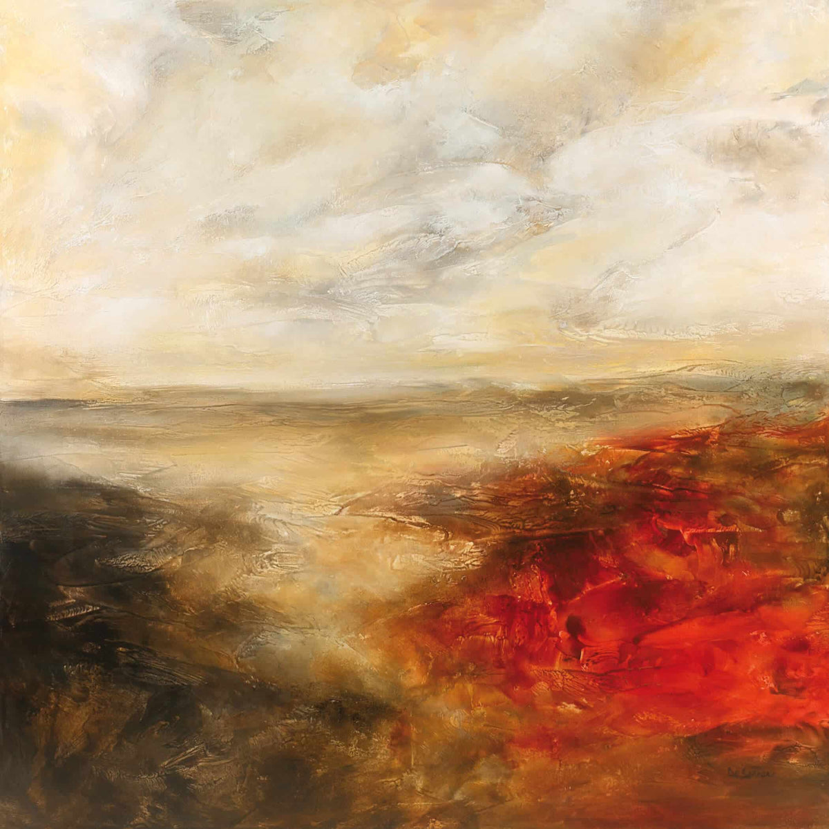 Art abstrait ‘NOW’ par l'artiste Chantal De Serres
