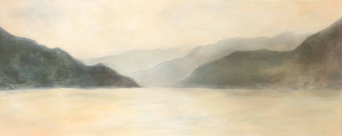 Art abstrait ‘Lion's Bay’ par l'artiste Chantal De Serres