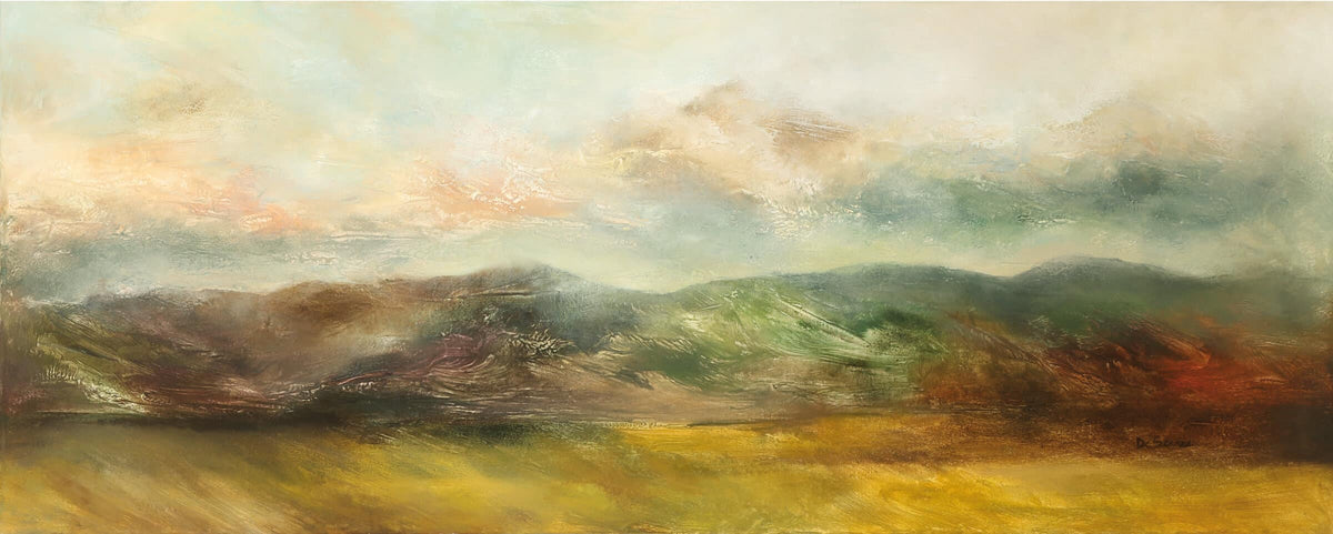 Art abstrait ‘Panoramique II’ par l'artiste Chantal De Serres