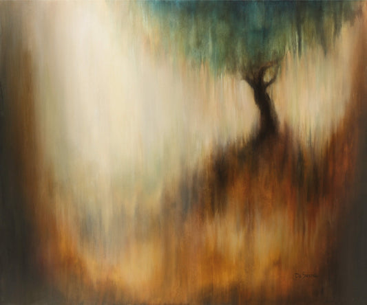 Art abstrait ‘Lien Universel VII’ par l'artiste Chantal De Serres