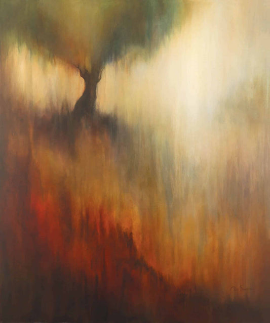 Art abstrait ‘Lien Universel VI’ par l'artiste Chantal De Serres