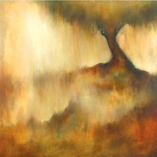 Art abstrait ‘Lien Universel III’ par l'artiste Chantal De Serres
