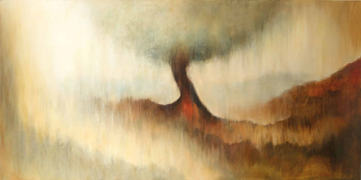 Art abstrait ‘Lien Universel V’ par l'artiste Chantal De Serres