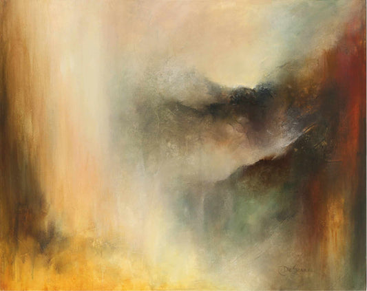 Art abstrait ‘Voyage Intérieur’ par l'artiste Chantal De Serres